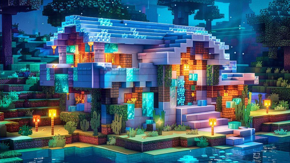 дом в майнкрафте 1.20