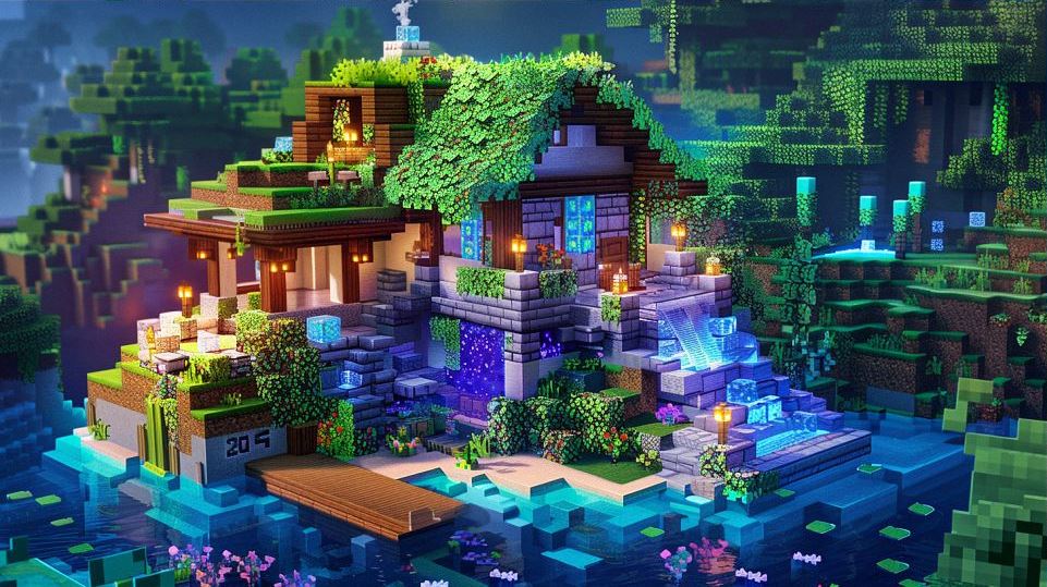 дом в майнкрафте 1.20