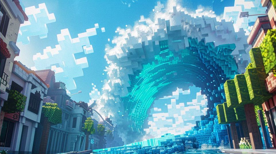 tsunami in minecraft