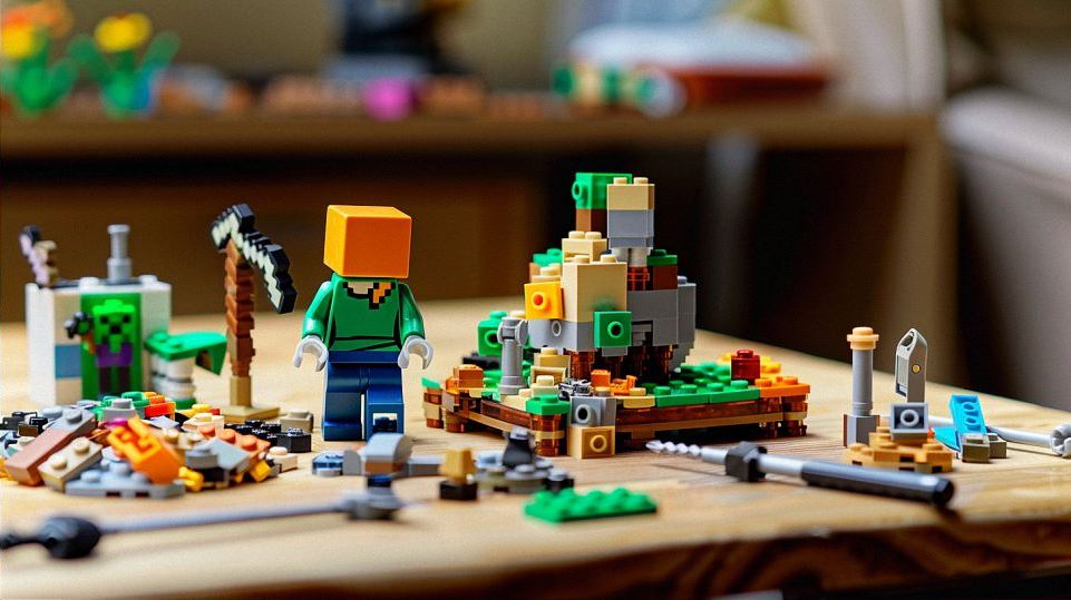 how to assemble lego minecraft