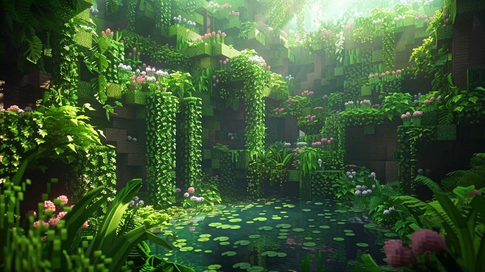 foliage in minecraft