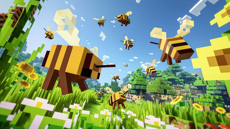 bee in minecraft