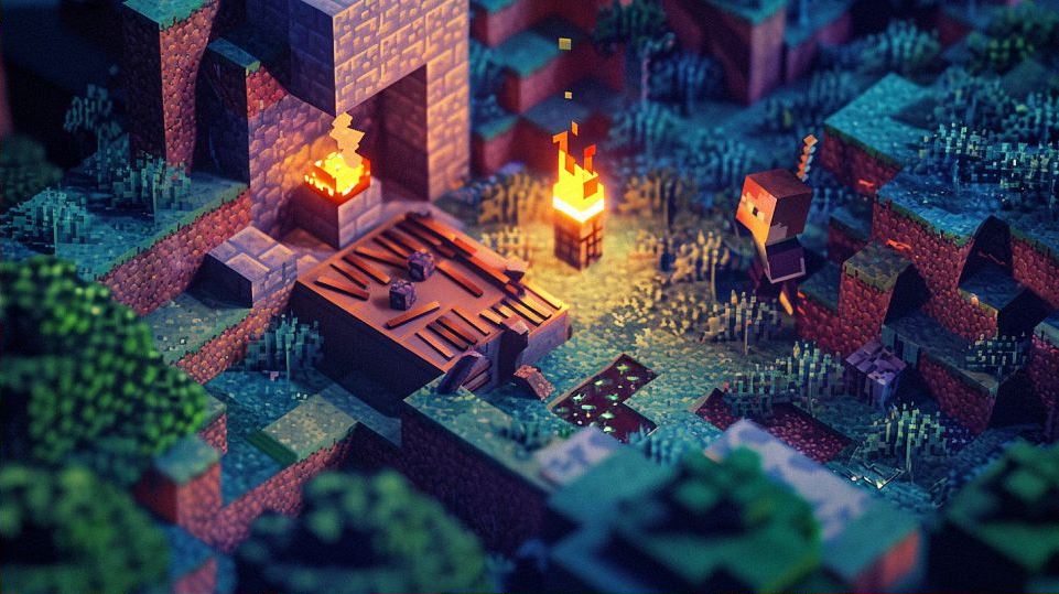 how to make a torch in minecraft