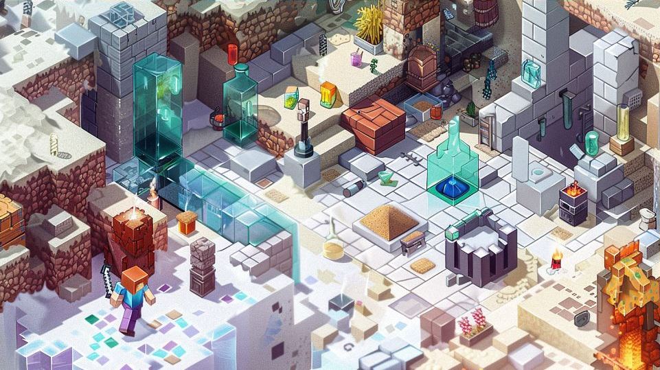 how to make glass in minecraft