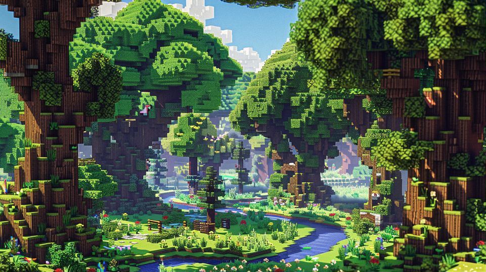 forest in minecraft