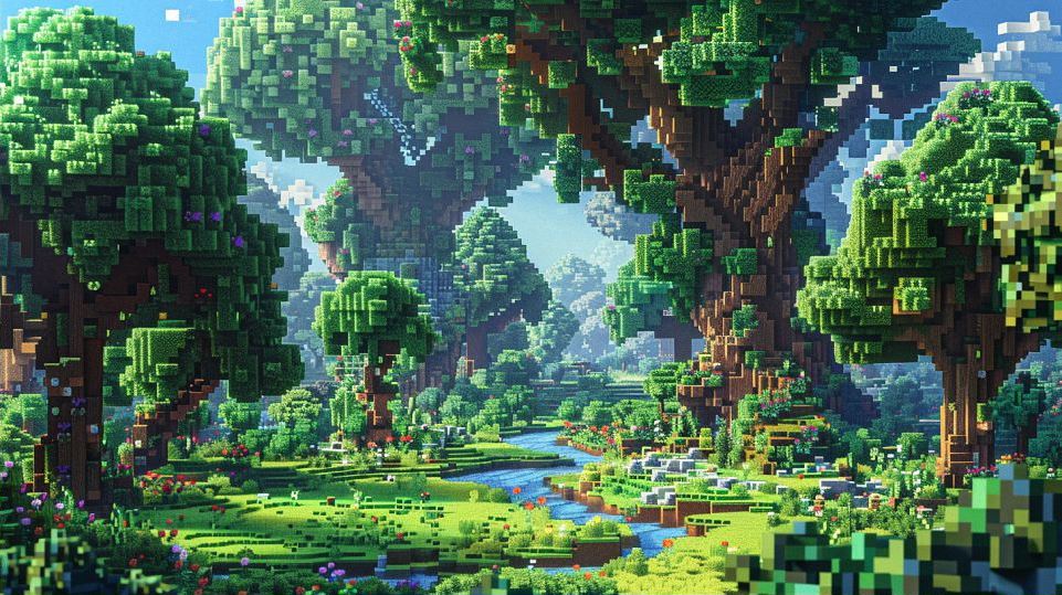 forest in minecraft