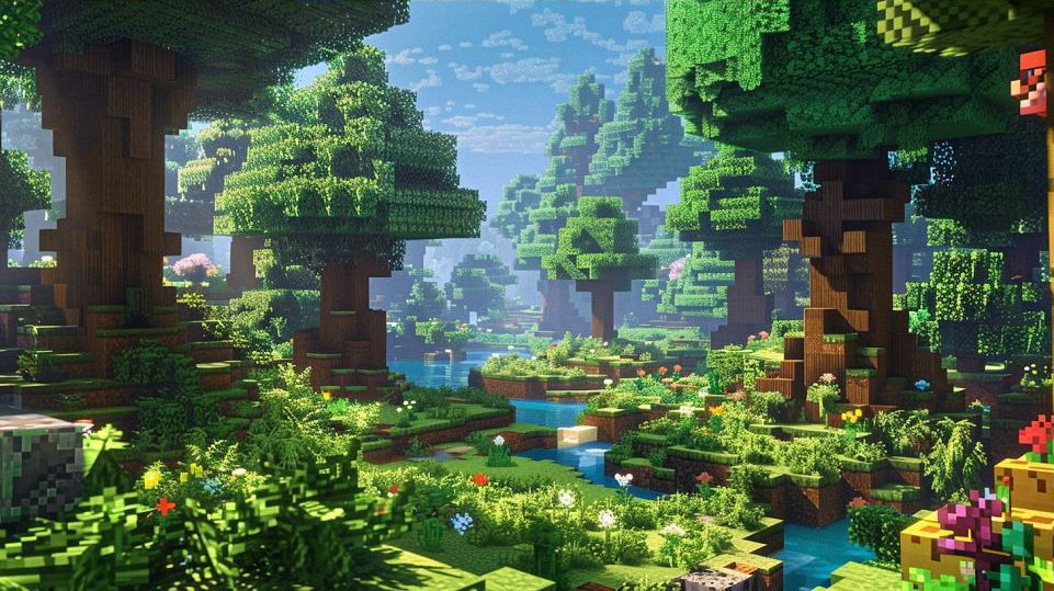 forest in minecraft