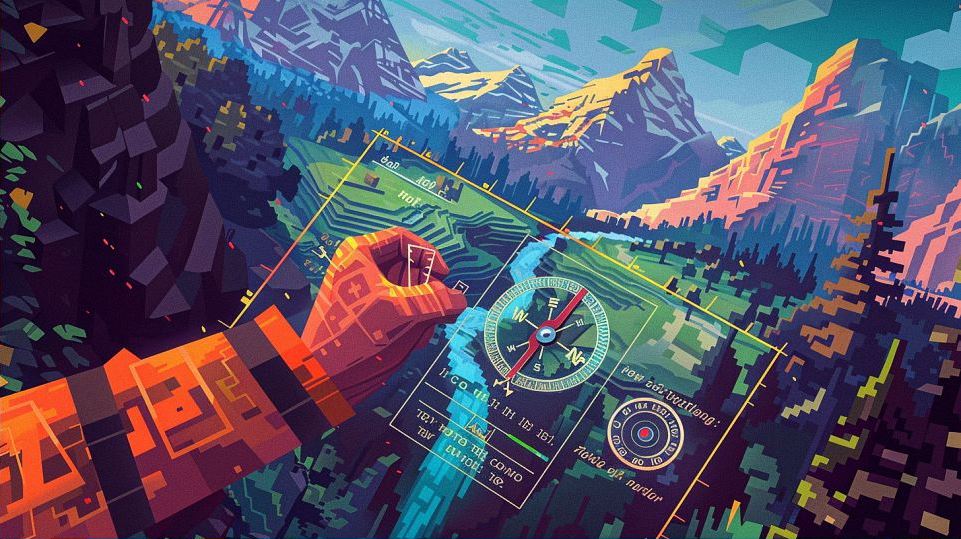 where is north in minecraft