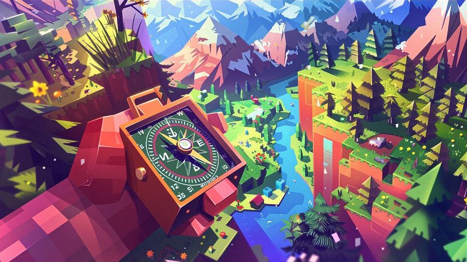 where is north in minecraft