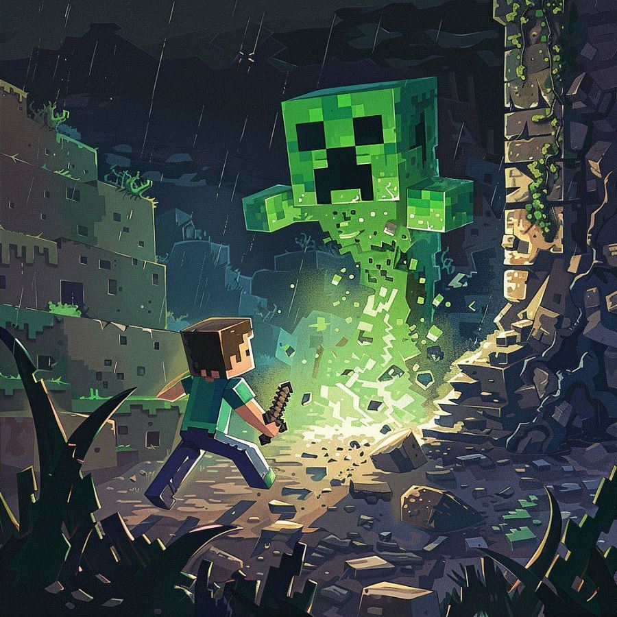 what happens if a creeper kills you in minecraft