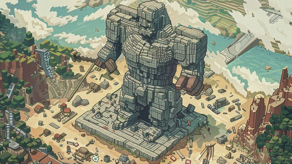statue in minecraft