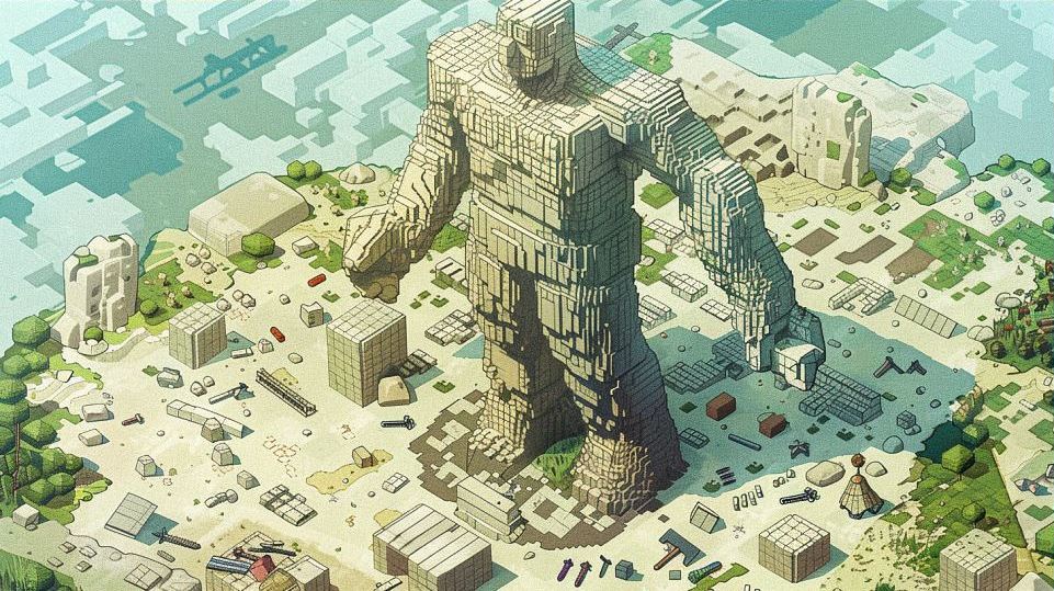 statue in minecraft