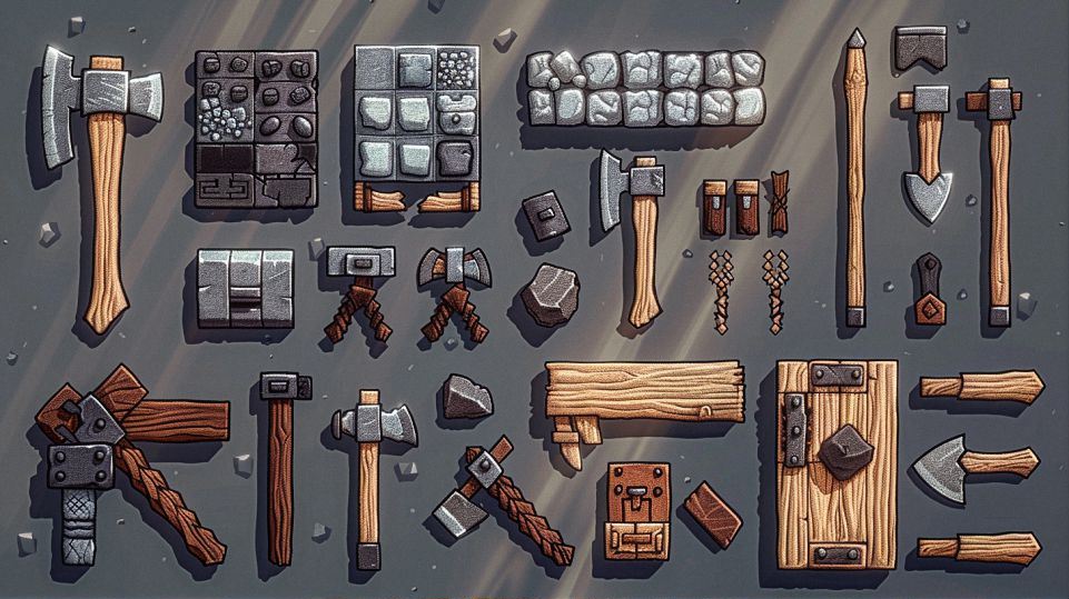 how to make an ax in minecraft