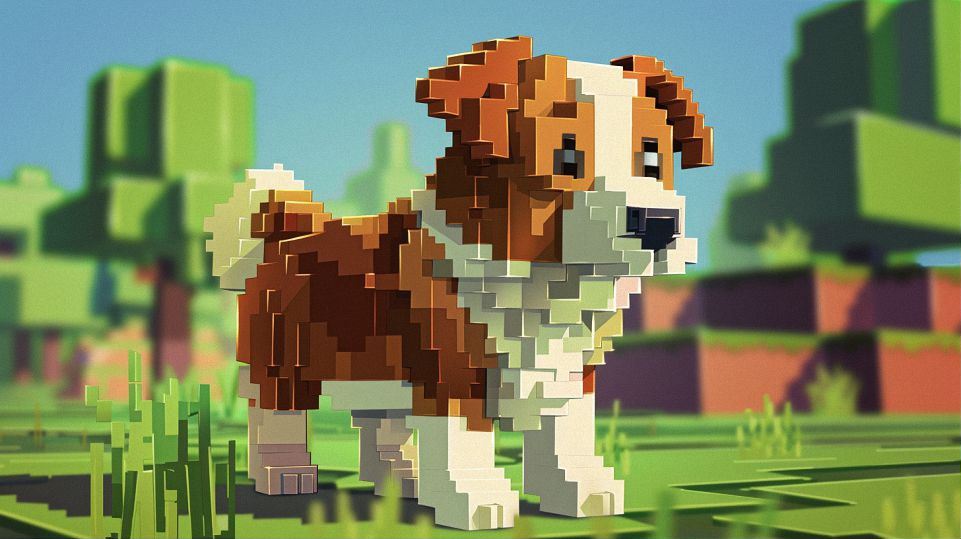 dog in minecraft