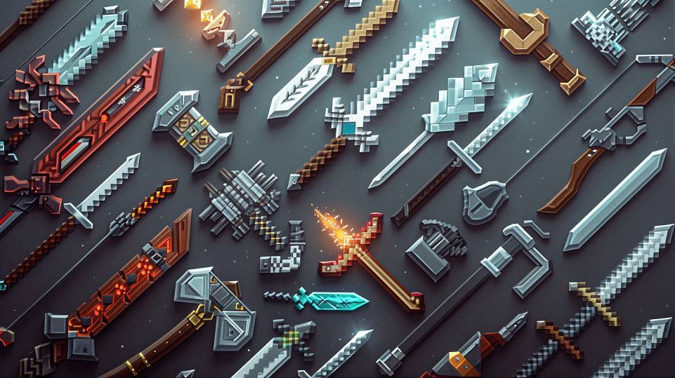 weapons in minecraft