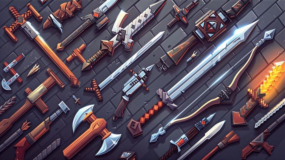 weapons in minecraft